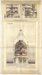 Palacio del Comercio de Rennes: pabellón central